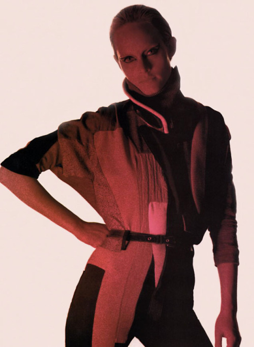 Amber Valletta in Techno shot by Craig McDean for i-D Oct. 2002