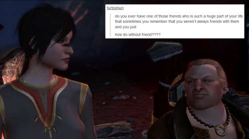 bubonickitten:Dragon Age II + text posts — Varric TethrasVarric &amp; Hawke’s friend