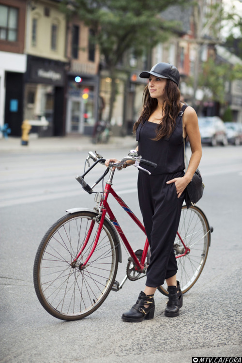 maximkop:  Desiree / Queen West. Zara one piece, Topshop shoes, hat and bag from ‘Armed’ on Dundas, 
