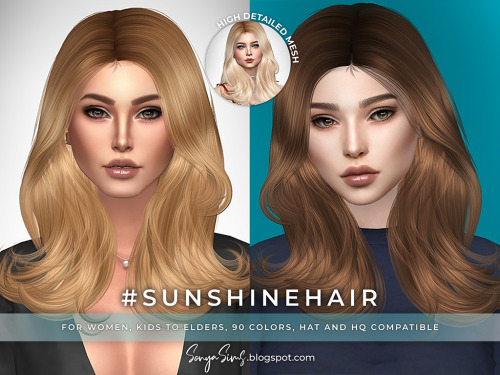 sonyasimscc:DOWNLOADAnna Hair *FREE*Cosmic Conflict Hair *FREE*Sunshine Hair 