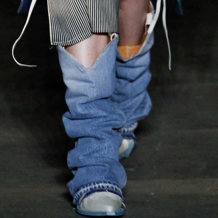 Shoe Trend at New York Fashion Week SS18: Denim...