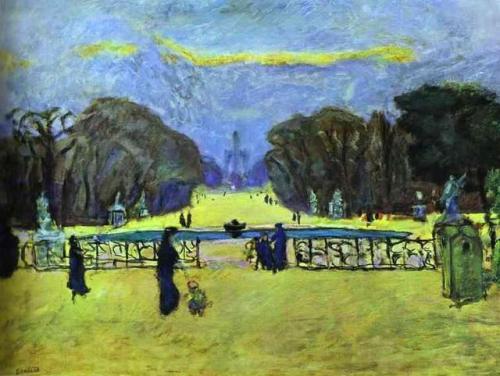 Garden of the Tuileries   -    Pierre Bonnard, 1912.French, 1867-1947oil on canvas,