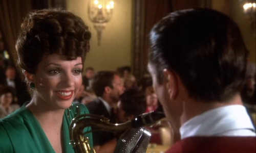 New York, New York (1977) - Liza Minnelli as Francine Evans wearing an emerald green evening dress w