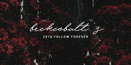 beckcobalt:I’ve grown really attached to this blog and all of you in the past few months, and 
