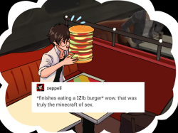 citrussalt:  persona 5 bad end: your drugged up ass keeps rambling about your big bang burger accomplishments and sae leaves baffled and annoyed