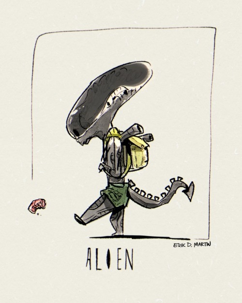 It’s both and the 35th anniversary of the Aliens movie&hellip;gonna watch the classics tonight.poste