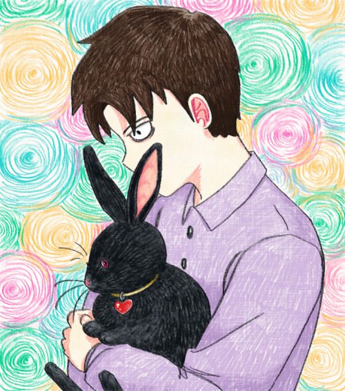 mobpsychosketchbook:Takenaka should have a little pet bunny cuz they can both hear everything but ju