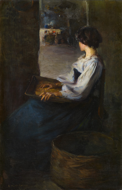 Breton Woman, c.1899-1900 by Enrique Martínez Cubells (Spanish, 1874–1947)