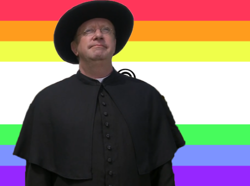 Father Brown from Father Brown is gaydhd!