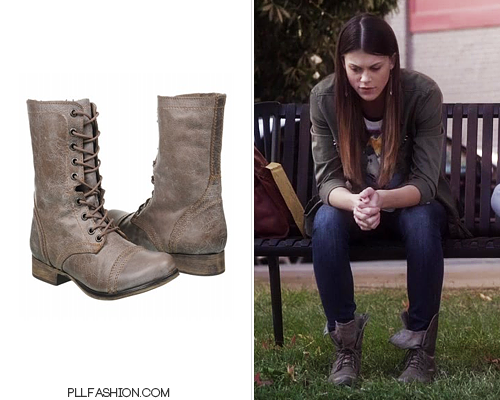 Little Liars Fashion Steve Madden 'Troopa Boots' in Stone - ...