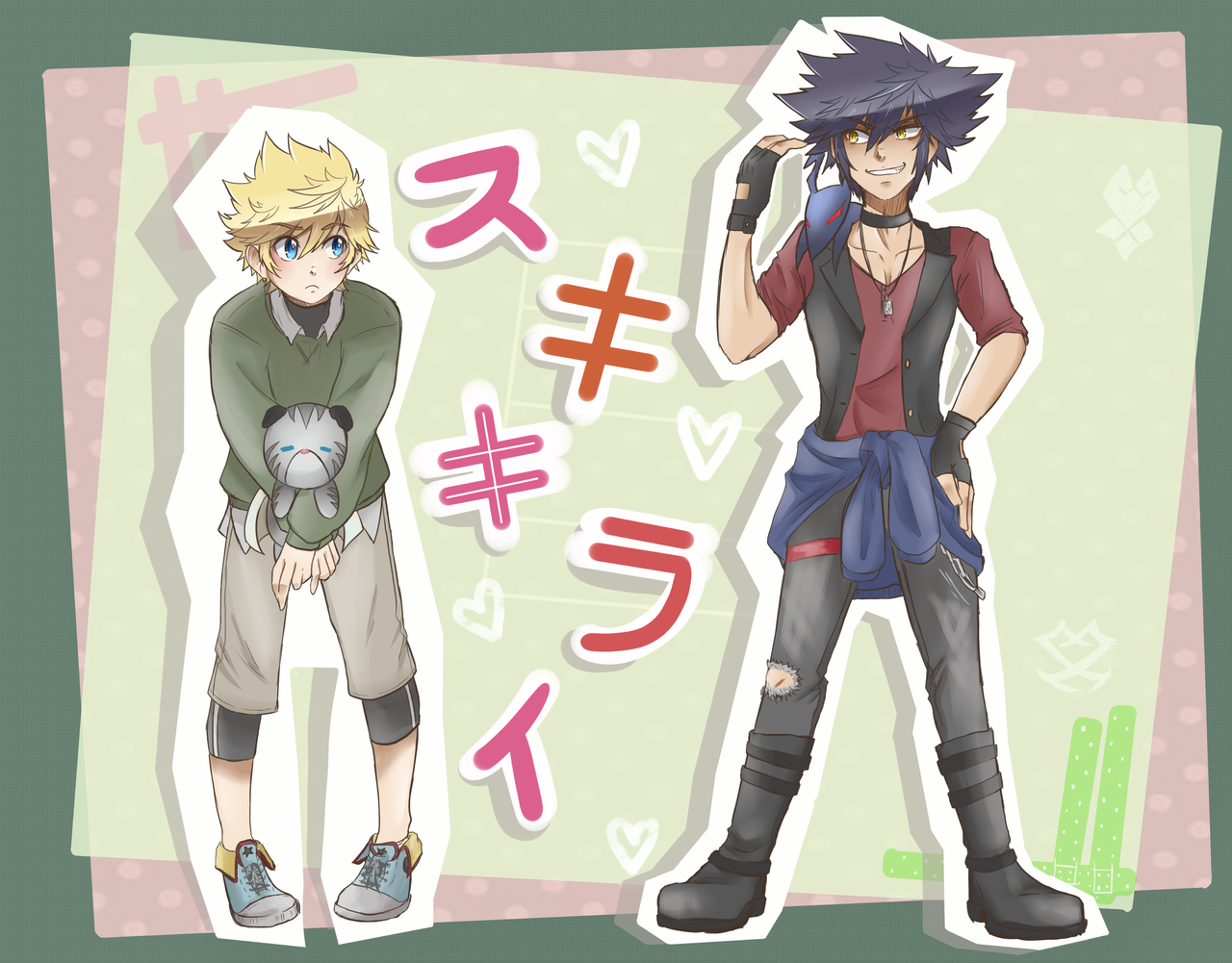michimichi-cocopop:  Vocaloid x Kingdom Hearts (VanVen) for all your middle school