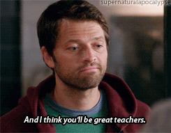 supernaturalapocalypse:  Actual Scene vs. Gag Reel - Season 9 