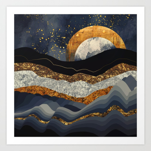 Metallic Mountains by SpaceFrogDesigns