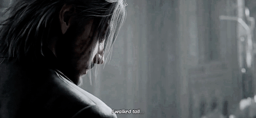 lotherings-rose:Wheresoever you should go, the line of Lucis goes with you. Walk tall, my son.