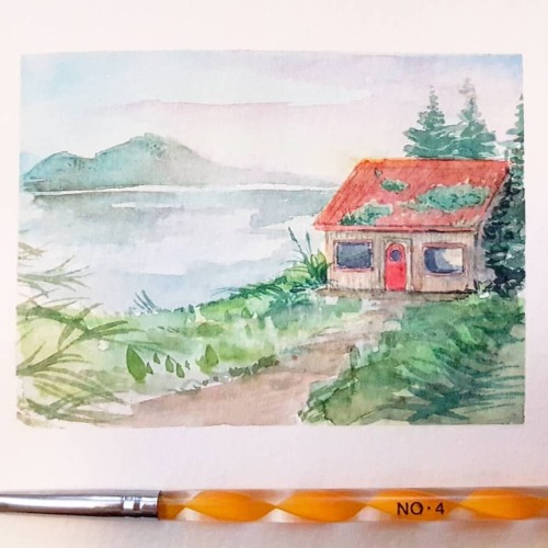 Lakeside Cabin This one’s entirely unreferenced, that was hecking tricky! I might need a bit m