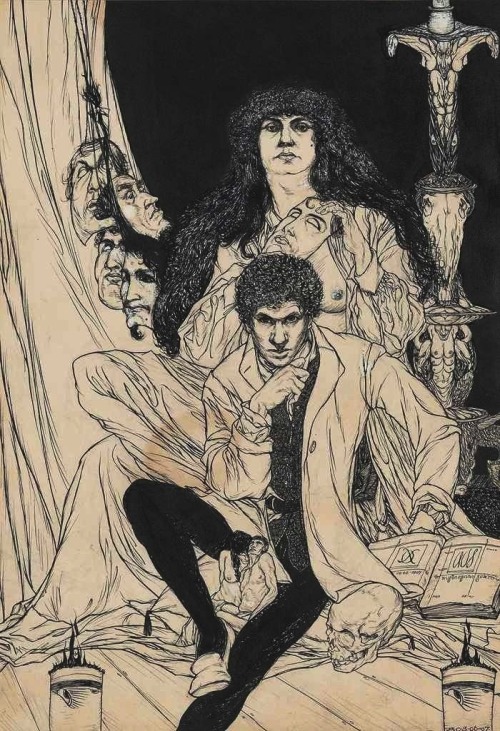 enchantedbook: Austin Osman Spare ‘a book of satyrs’ .