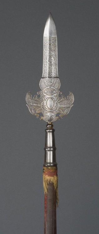 German spontoon, early 18th century.from The Philadelphia Museum of Art