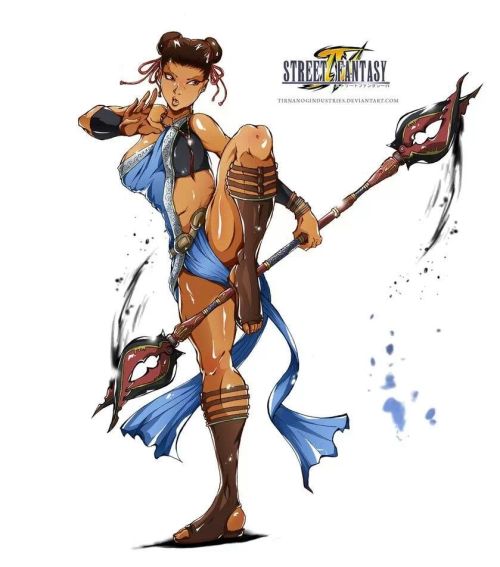 tonystarksprivateserver:  Street fighter, final fantasy crossover
