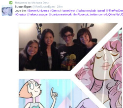 tiny-floating-whale:  I think we’ve found Rose’s voice actor!! (look at the tagsss)  YOOOO, that&rsquo;s rad. And hey look its another singer! They seem to deliberately cast folks with musical talent which is pretty rad