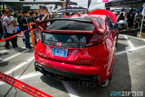@hondata_inc wowed the crowd with the Euro Civic Type-R in the flesh at the @eibachmeet last Sunday!