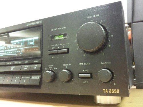 Onkyo TA-2550 Stereo Cassette Tape Deck, 1988