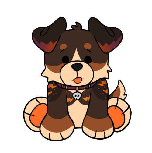 just finished putting all of my canine ocs onto this webkinz base made by @pebblefroot and they’re m