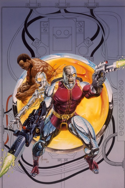 marvel1980s:Deathlok by Joe Jusko