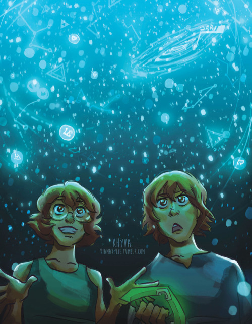 All I want is for them to build a blanket fort &amp; Pidge to tell her brother everything she’s done