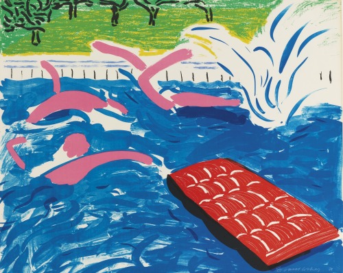 confront: David Hockney, Afternoon Swimming, 1980 via hankeatspaint