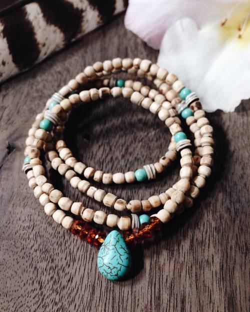 Mini Wiconi ii. The second version of my “Water is sacred” jewel with Native Turquoise, 