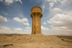 architectureofdoom:  Water tower/YPG outpost