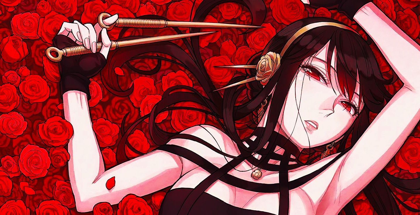 Red Eyes Black Hair Yor Forger Anime Girl HD Spy x Family Wallpapers, HD  Wallpapers