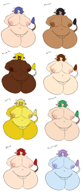 darkelfaqua:  owlizard:  Inspired by eikasianspire‘s Mocha pallet swaps I did one for Owlmoosoooo here’s the pallets Owlmoo, Mocha eikasianspire , Kirbila ylwkirby , Nilla darkelfaquaSucy dieselbrain , Emerald sprite37 , Nerd redheadchan , Planethugger