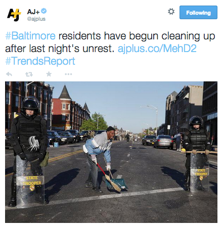 revolutionarykoolaid:  The Day After (4/28/15): Residents across Baltimore begin