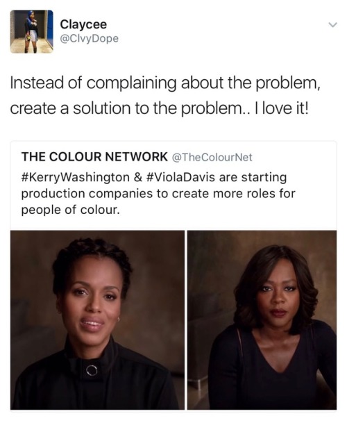 baetology:  afr-hoe-dite:  earthshaker1217:   iamsogroovy:  “instead of complaining about the problem, create a solution to the problem” 👏🏾  I love this, but let’s address something. Please do not act like we haven’t been creating solutions
