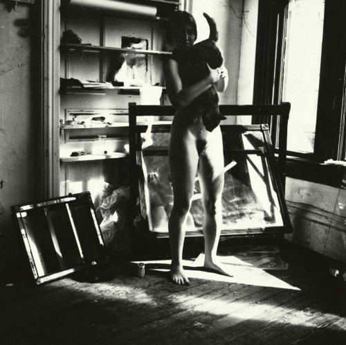 Francesca Woodman, Untitled (from the series A woman. A mirror. A woman is a mirror for a man), 1978