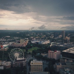 atlurbanist:  Downtown Atlanta after a rain