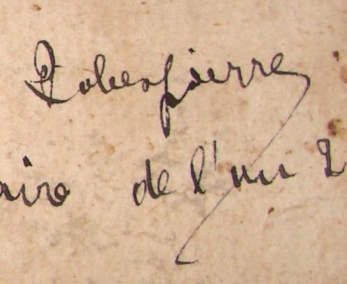 French Revolutionaries’s signatures.