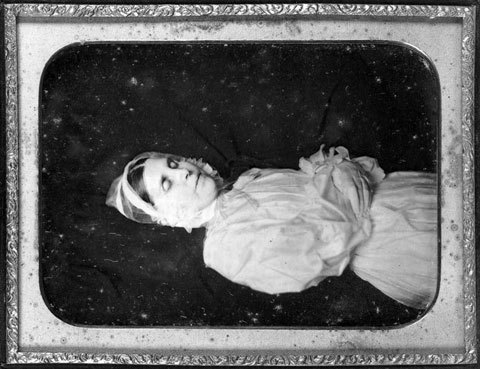  Post-mortem photography (also known as memorial portraiture, memento mori or mourning
