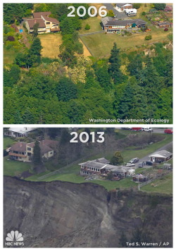 Nbcnews:  Before And After: Quarter Mile Of Scenic Puget Sound Island Wiped Out In