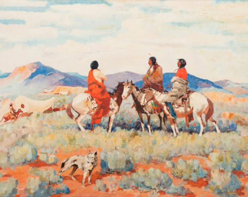 shear-in-spuh-rey-shuhn: LAVERNE NELSON BLACKAlong The Old Trail