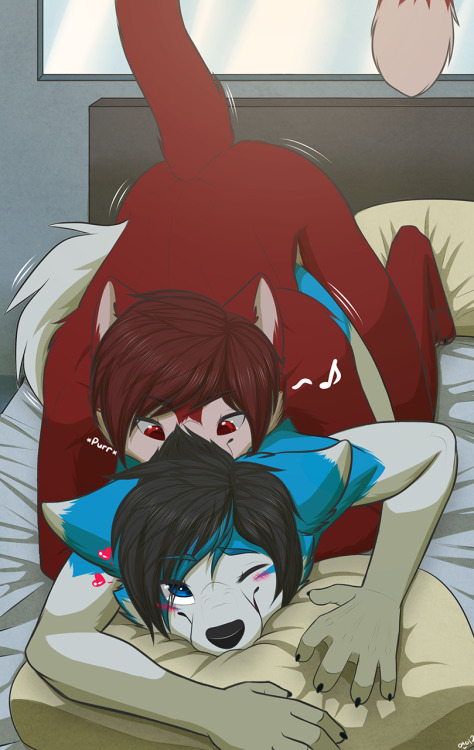 kitsune-the-fox:  Before work yiff #2~ Enjoy~ All art to their respective owners