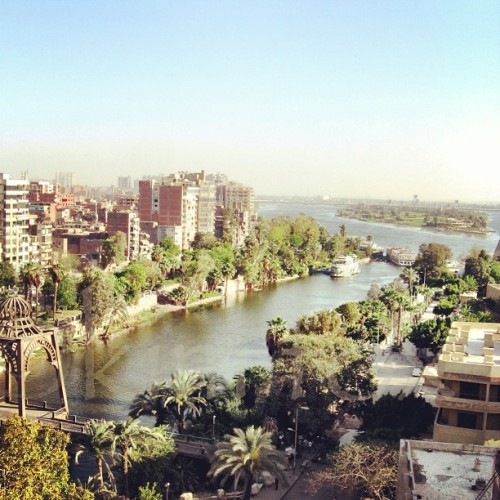 My view today in Manial. #awesome #Cairo #Egypt #RiverNile #TheNile