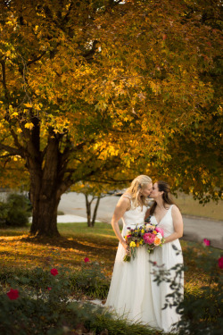 themrsandmrsblog:  The wedding of Lauren &amp; Katherine