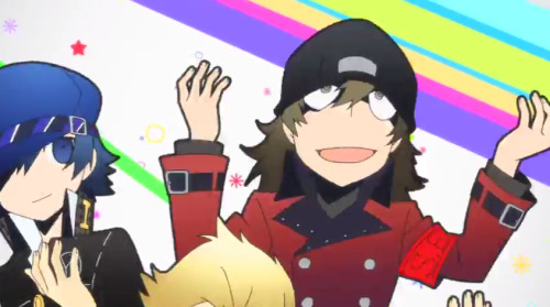 tankefunken:LOOK AT HOW FUCKING HAPPY SHINJIRO IS IN THE PERSONA Q TRAILER I’M GONNA FUCKING VOMIT I