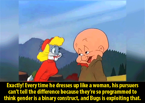 cracked:  “Ain’t gendah a spectrum?” Why Bugs Bunny Is the Most Progressive