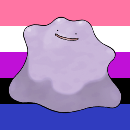 Ditto from Pokemon is genderfluid!