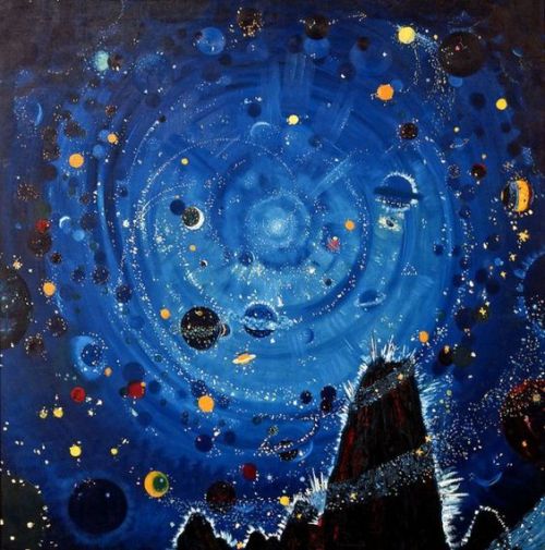 having-it-all: Wenzel Hablik, (Bohemia, 1881-1934) “The Starry Sky” 1909