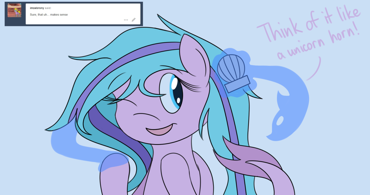 ask-humming-way:Like most unicorns, magic requires a lot of concentration. I want