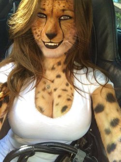 odysseusut-art: Angie Varona x Cheetah